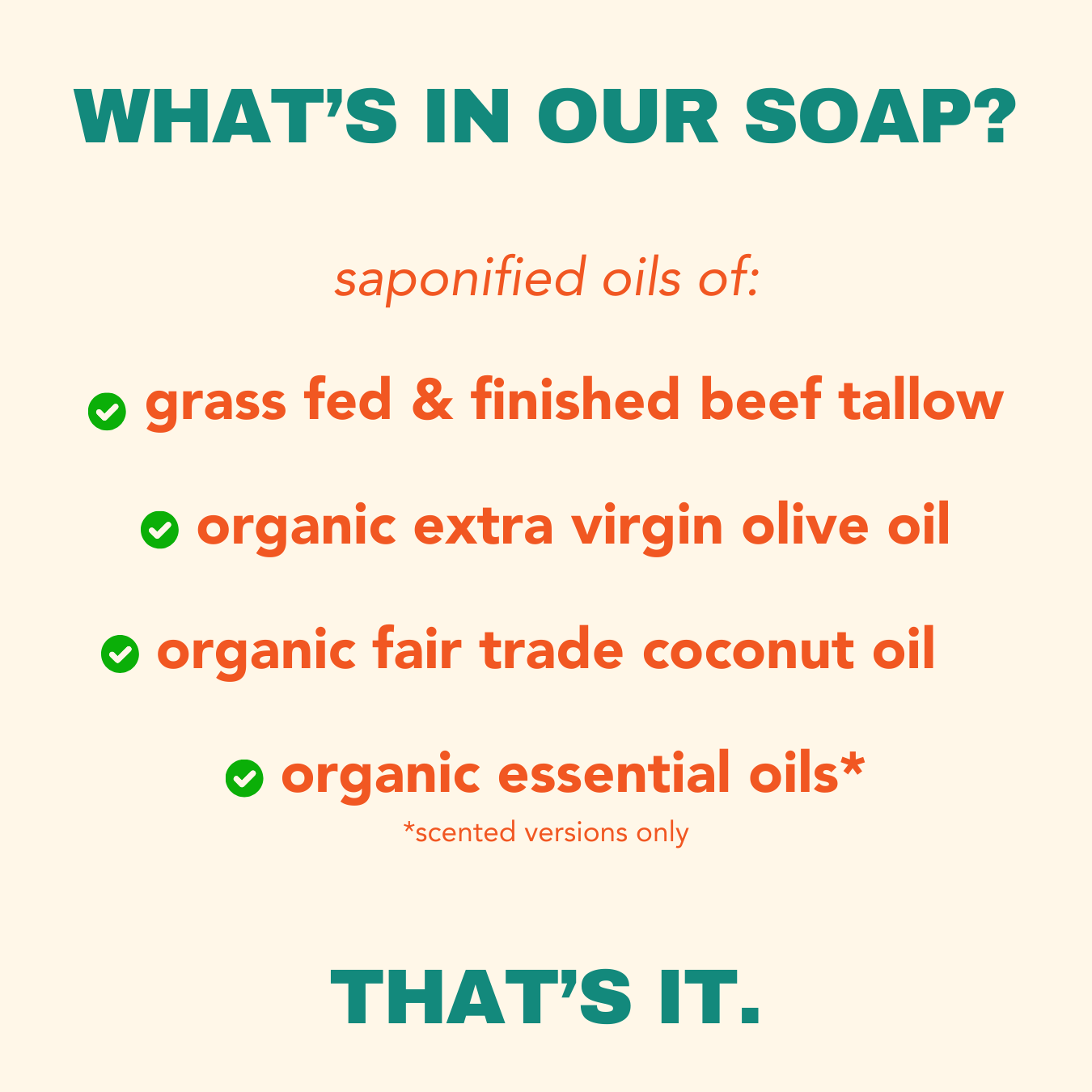 *Classic Bundle* Grass Fed Tallow Soap