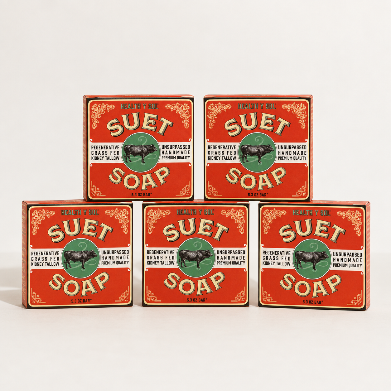 *5 Pack Bundle* Grass Fed Tallow Soap
