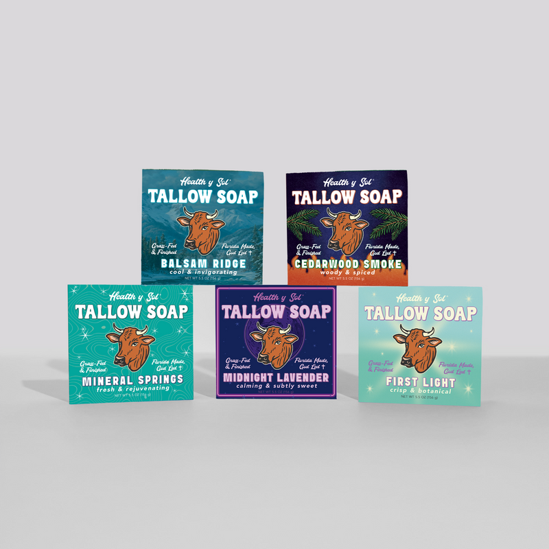 *New Scents Bundle* Grass Fed Tallow Soap