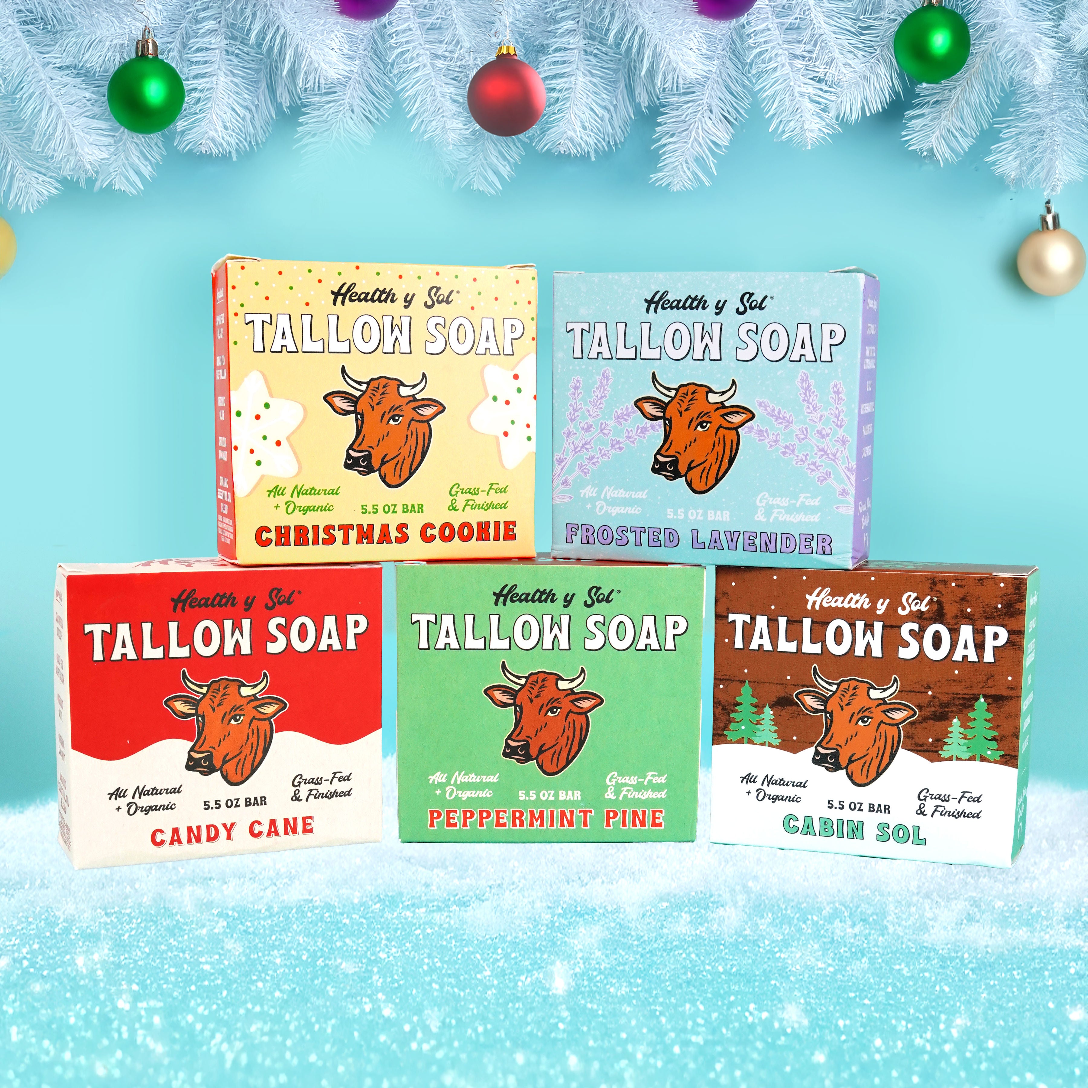 *SEASONAL BUNDLE* Grass Fed Tallow Bar Soap
