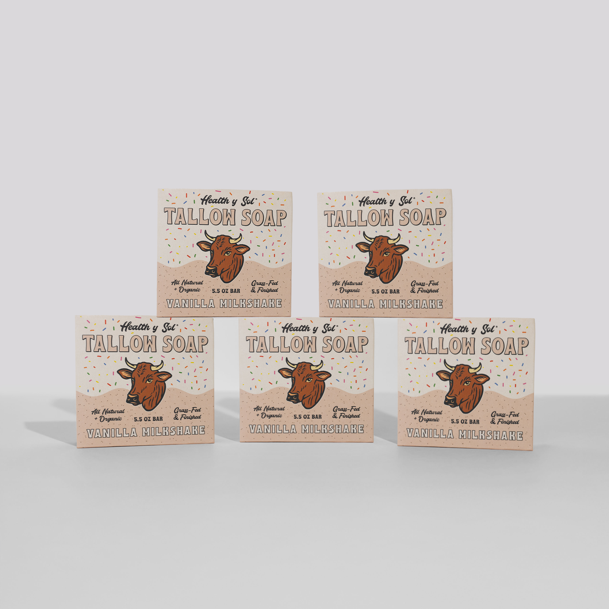 *5 Pack Bundle* Grass Fed Tallow Soap
