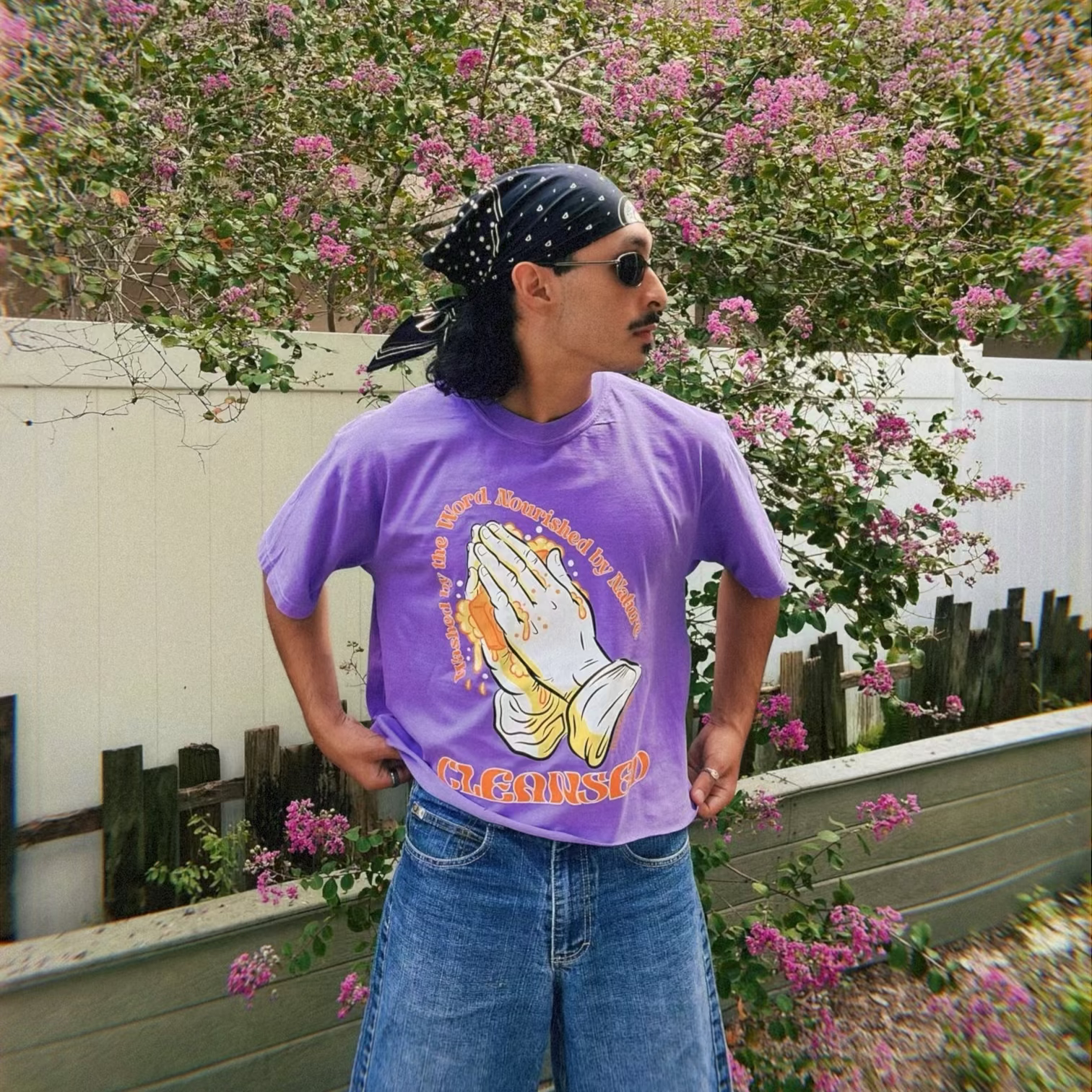 'Cleansed' Cotton T-Shirt