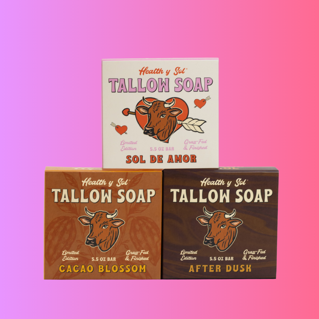 *VALENTINES* Grass Fed Tallow Bar Soap