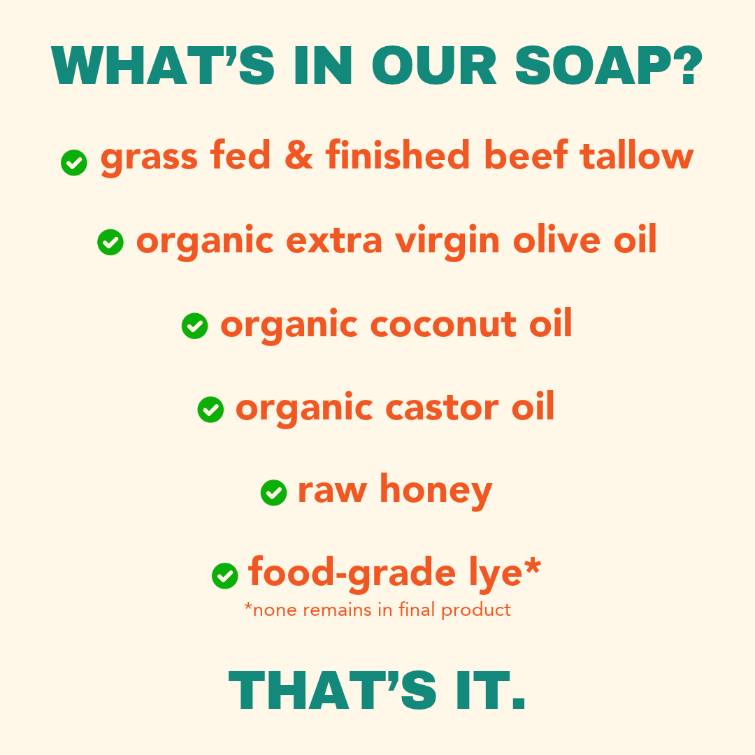 Tallow & Honey Liquid Soap