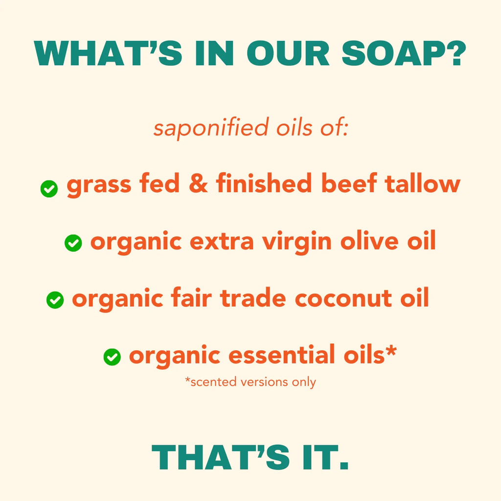 What's in our soap ingredient list